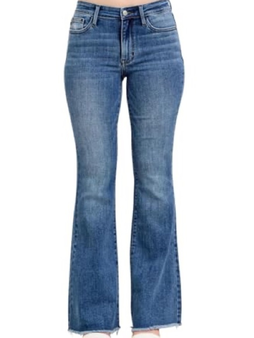 Judy Blue Classic Medium Blue Flare Jeans Size 13/31 93%Cotton